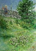 Carl Larsson flicka vid gardesgarden Spain oil painting artist